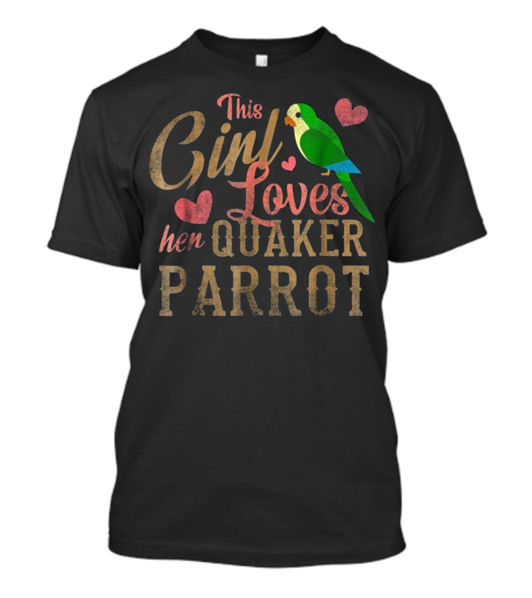 This Girl Loves Her Quaker Parrot T-Shirt