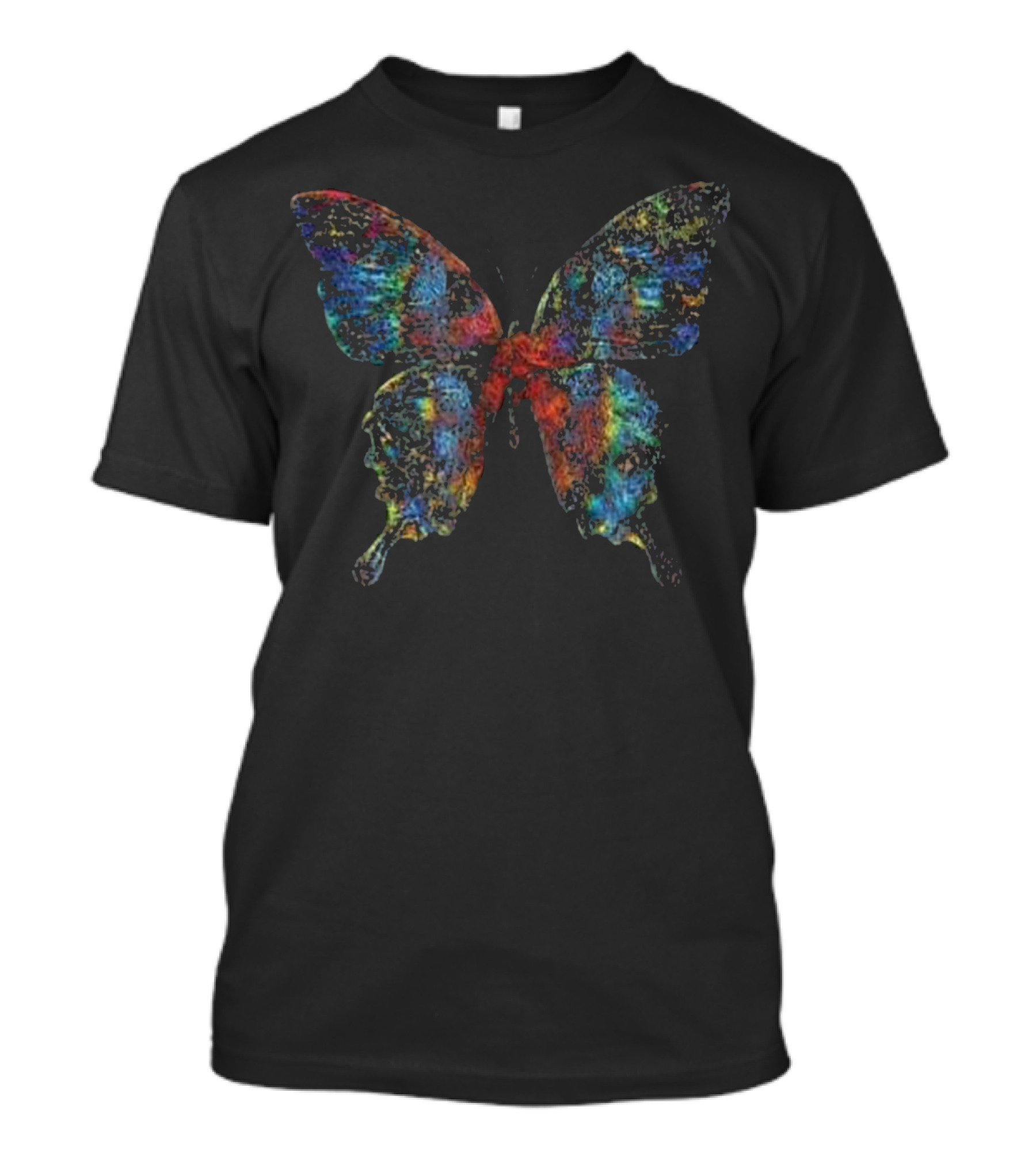 Morpho Butterfly Colorful Spectrum (Painterly Red) T-Shirt