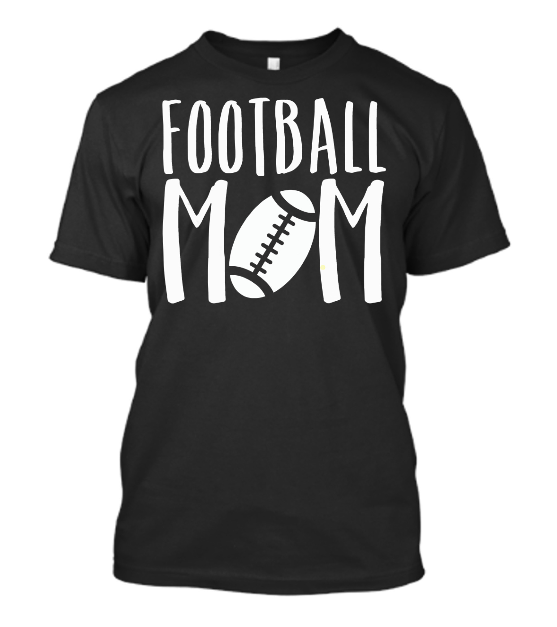 Football Mom Cute Fun School Proud Parent Football T-Shirt