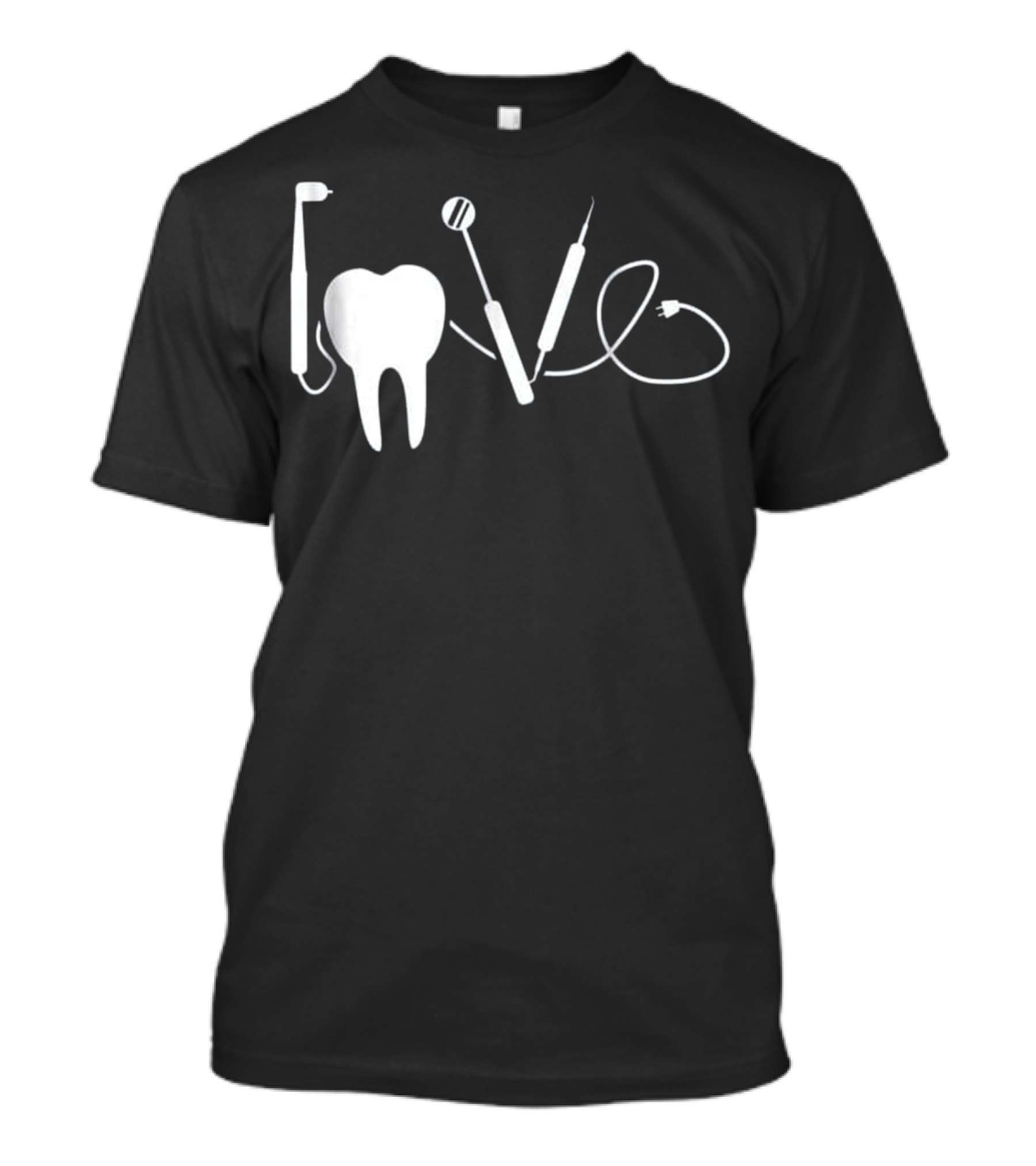 Dental Hygienist Love Dental Tools Dentist T-Shirt