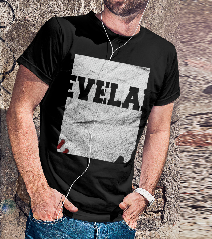 Cleveland Ohio Baseball Sport Textured T-Shirt