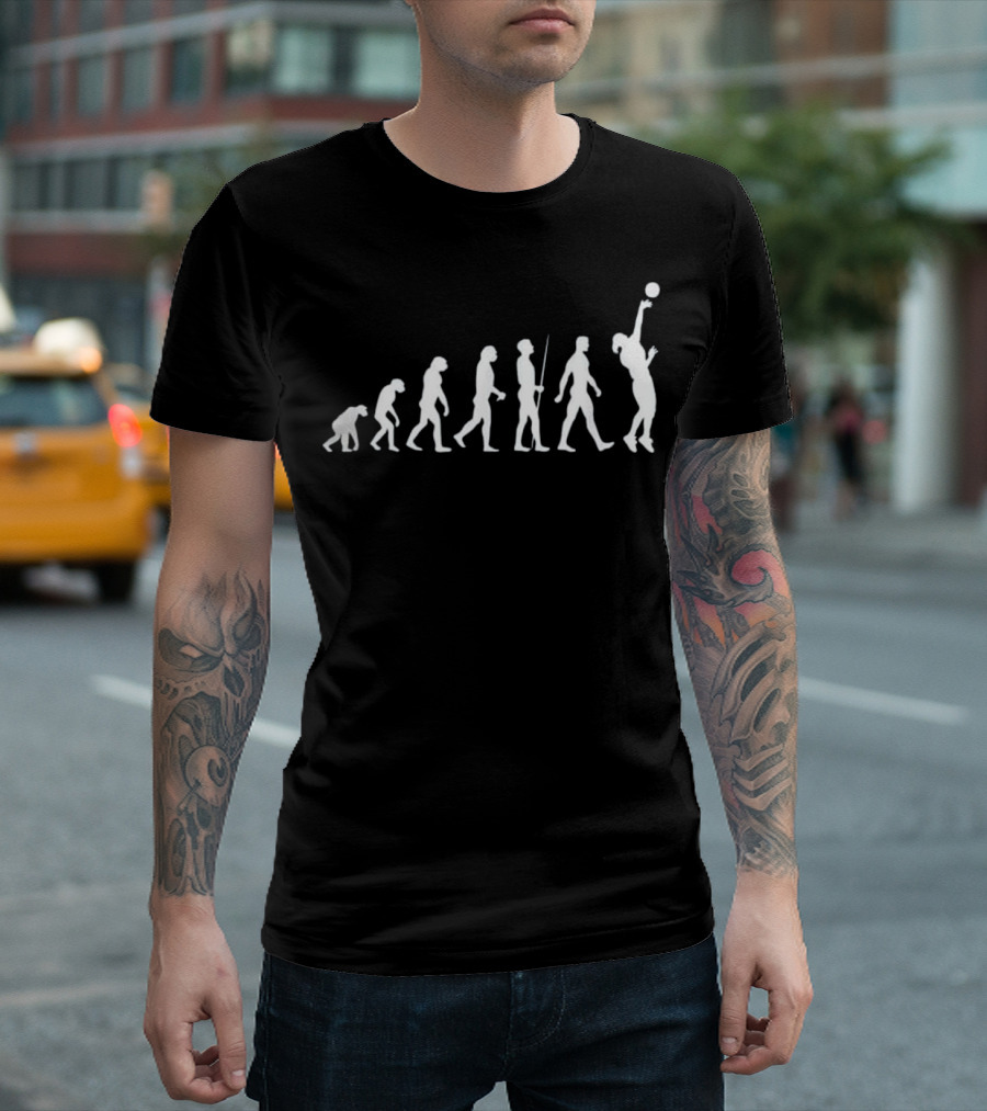 Evolution of Beach Volleyball Sport T-Shirt