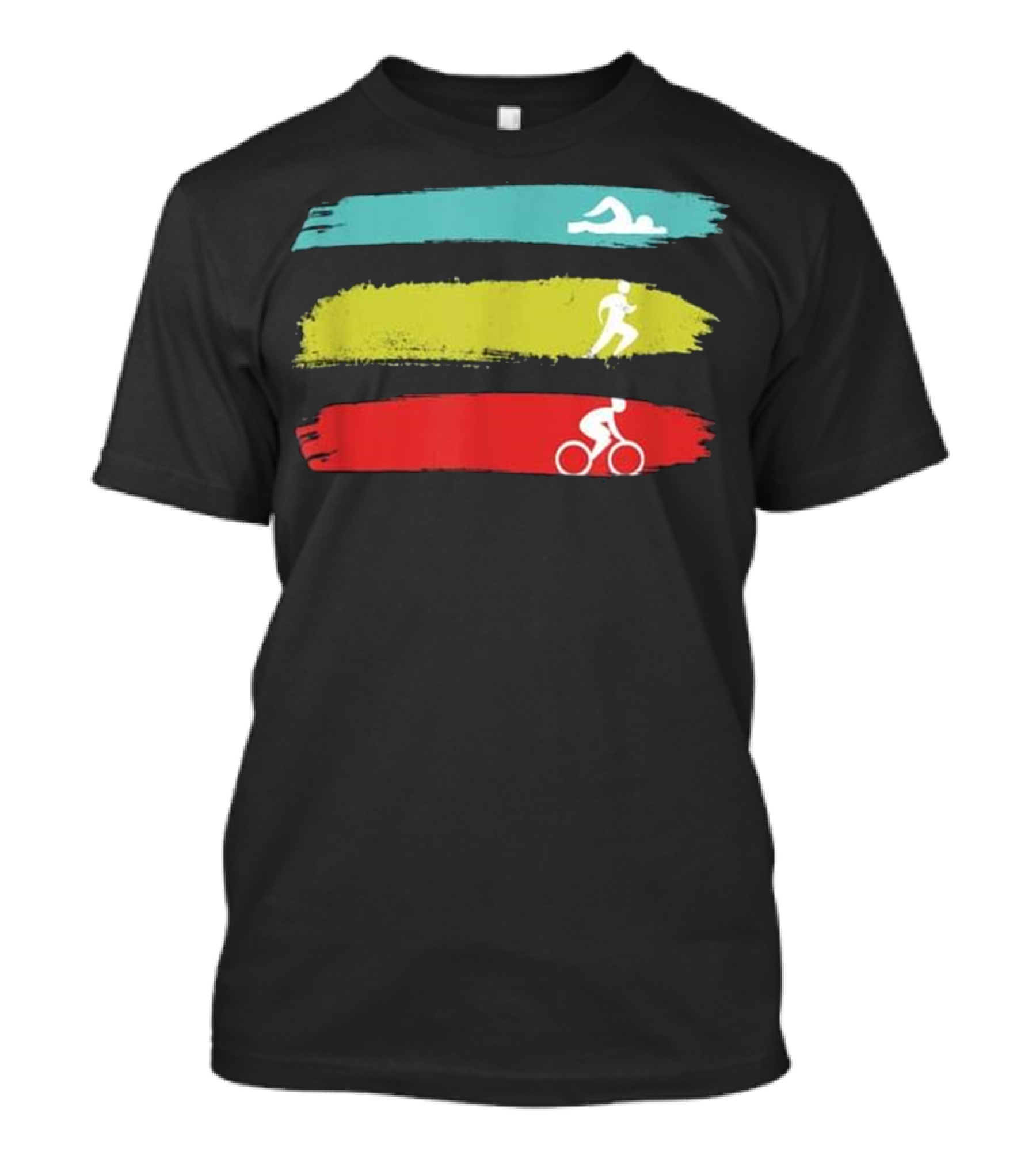 Cool Triathlete Triathlon Swimming Running Cycling Sports Pai T-Shirt
