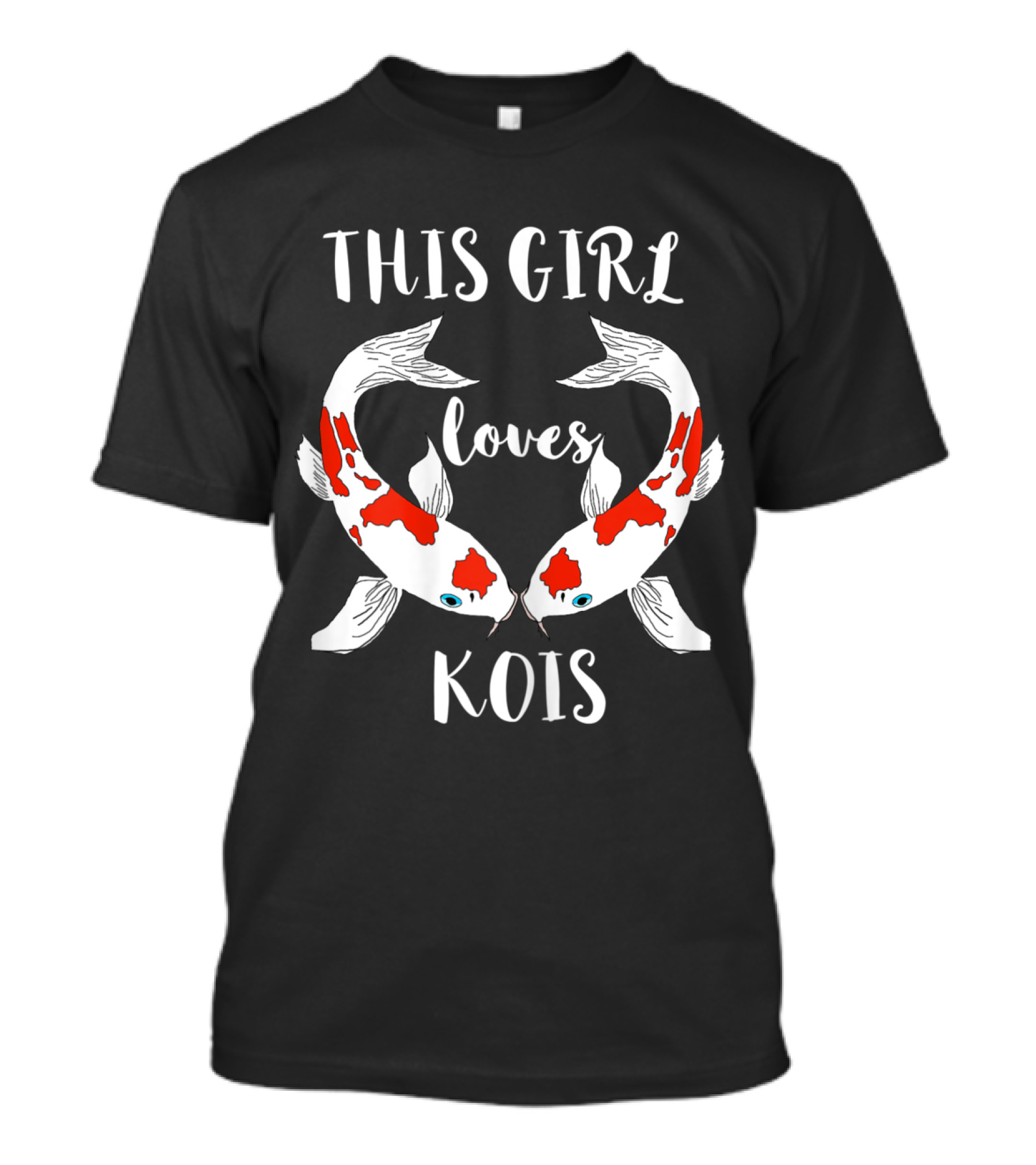 This Girl Loves Kois Carp Fish Nishikigoi T-Shirt