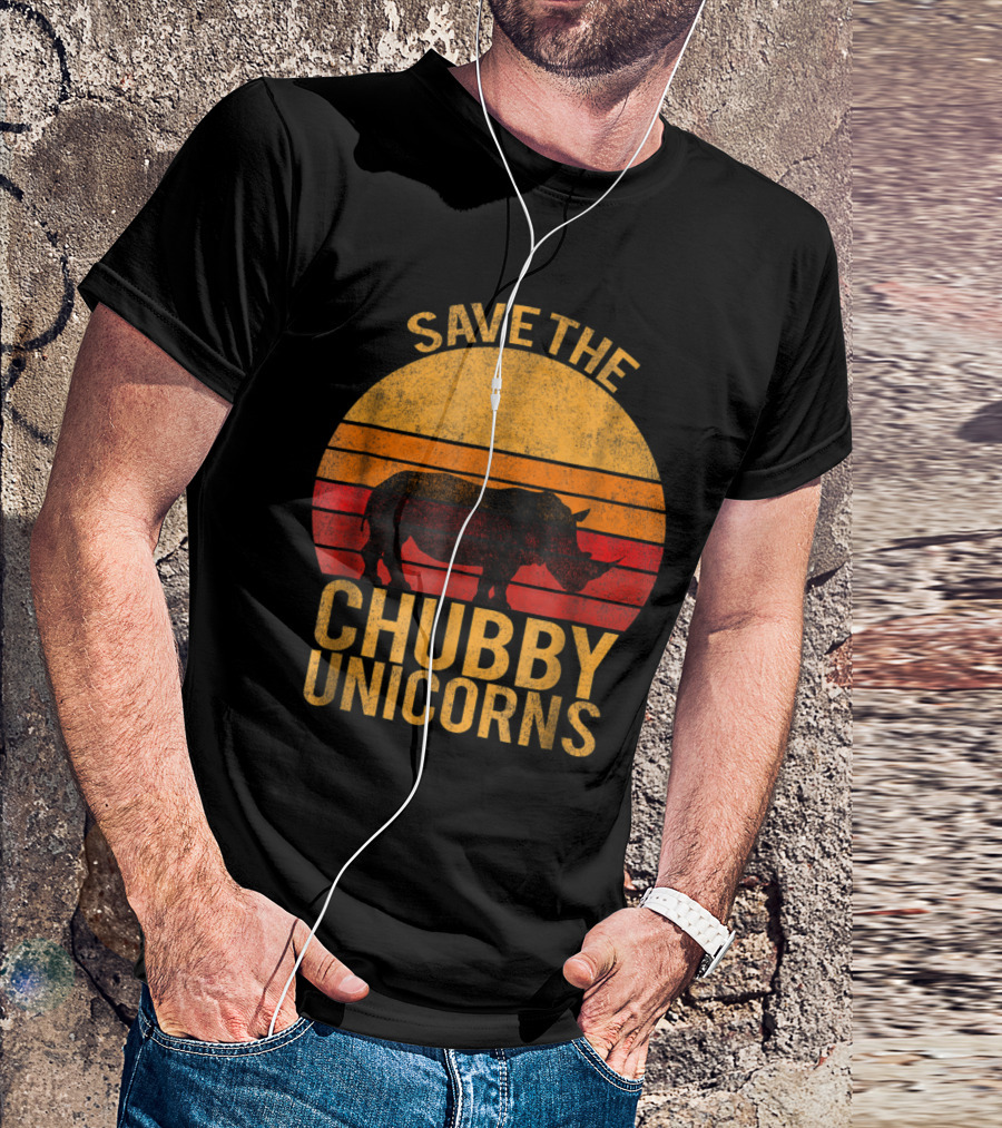 Vintage Save The Chubby Unicorns Save The Chubby Un T-Shirt