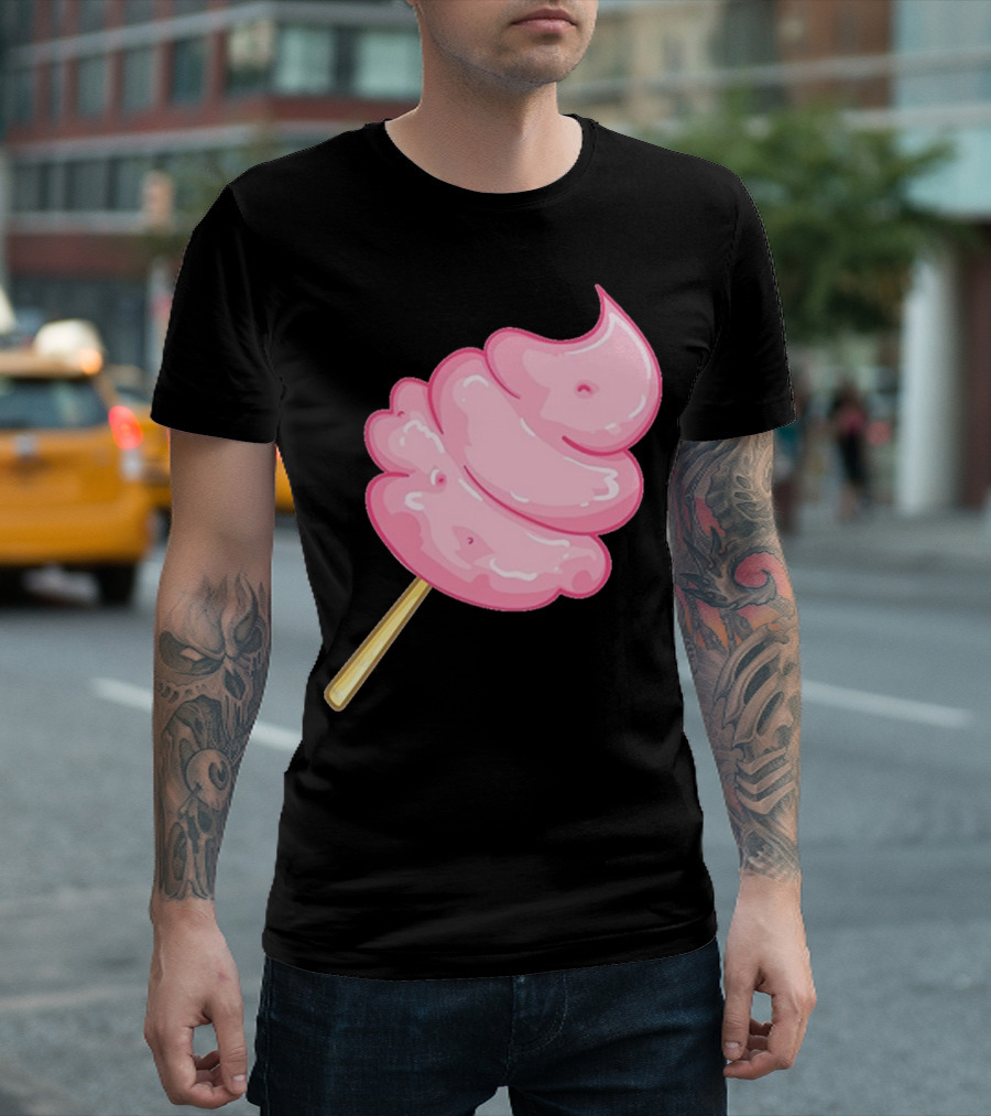 Cotton Candy Carnival Food Delight T-Shirt