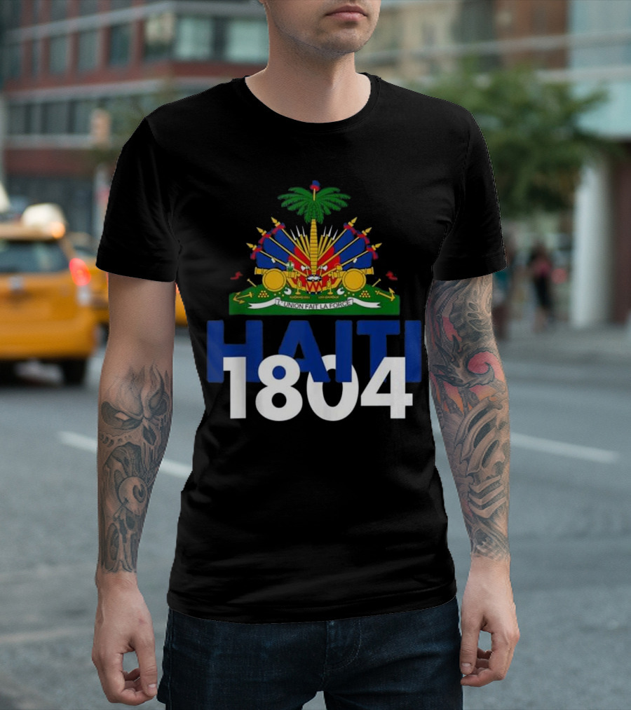 Haiti Coat of Arms 1804 Year of Independence T-Shirt