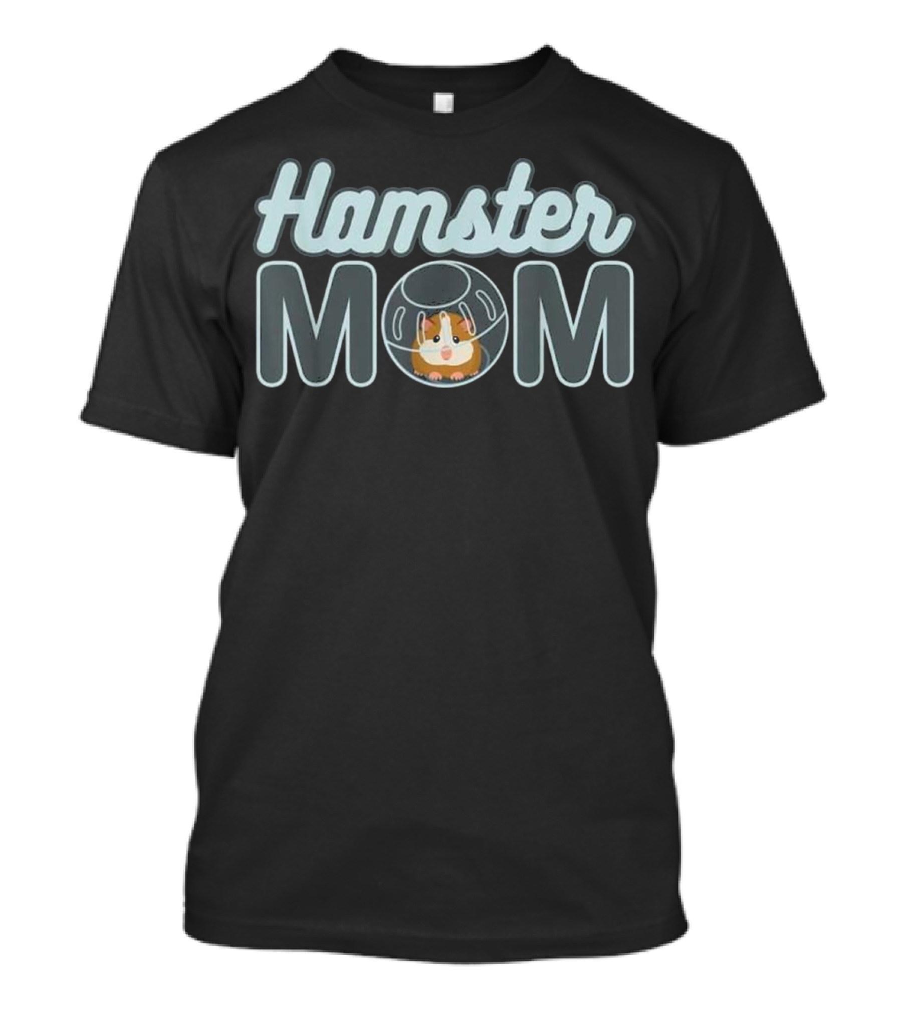 Hamster Mom Cute Animal Lover Balloon Font T-Shirt