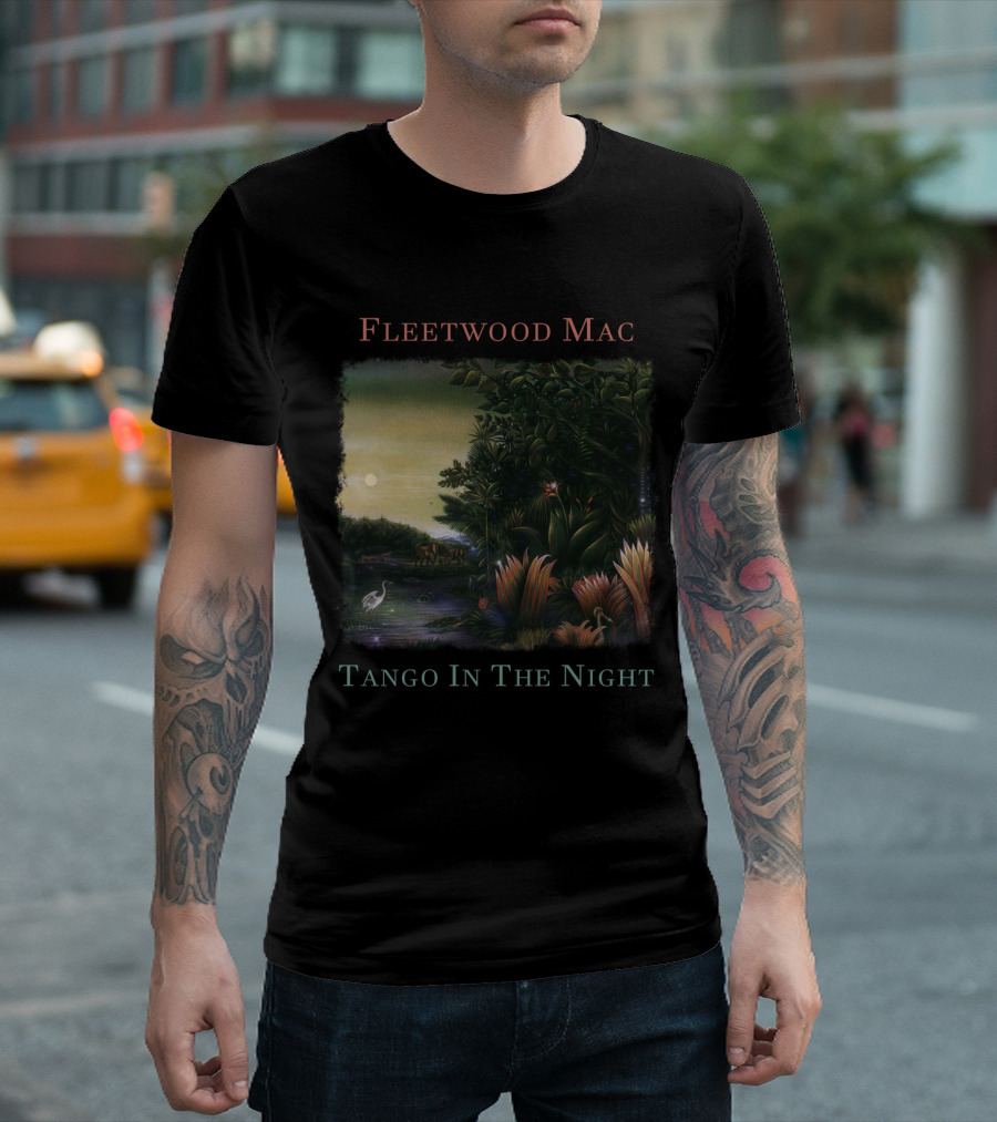 Fleetwood Mac Tango In The Night Album Cover Art T-Shirt