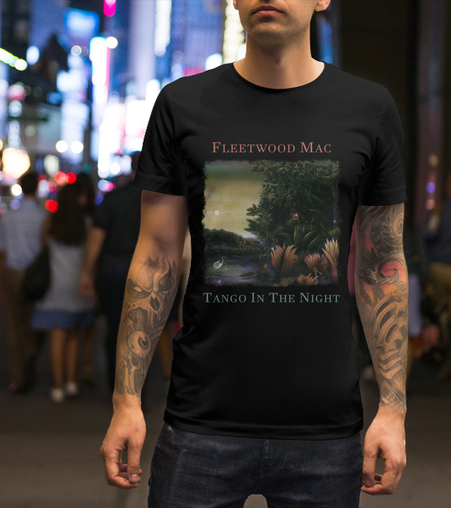 Fleetwood Mac Tango In The Night Album Cover Art T-Shirt