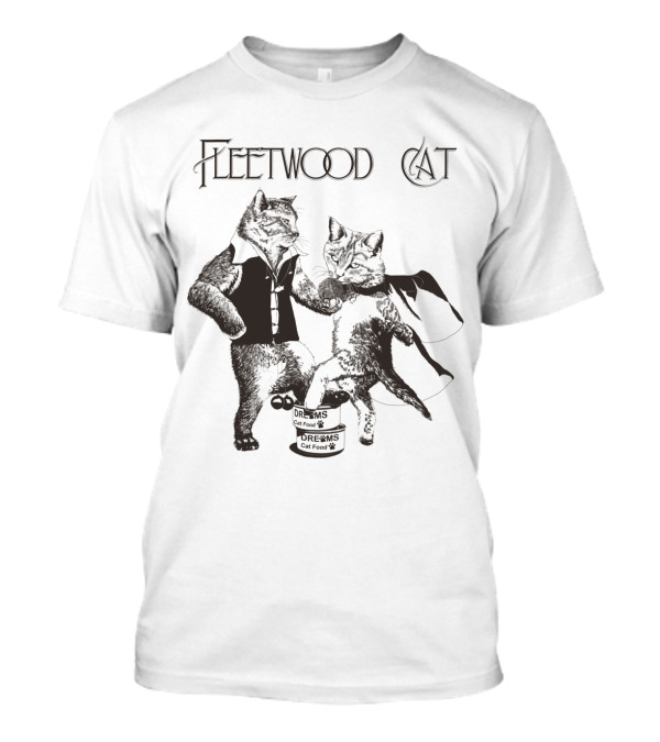 Fleetwood Cat Dreams Cat Food Dancing Cats T-Shirt