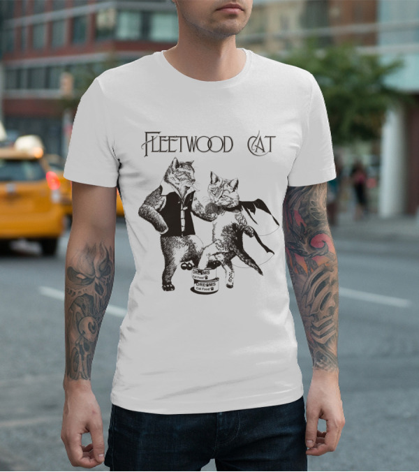 Fleetwood Cat Dreams Cat Food Dancing Cats T-Shirt