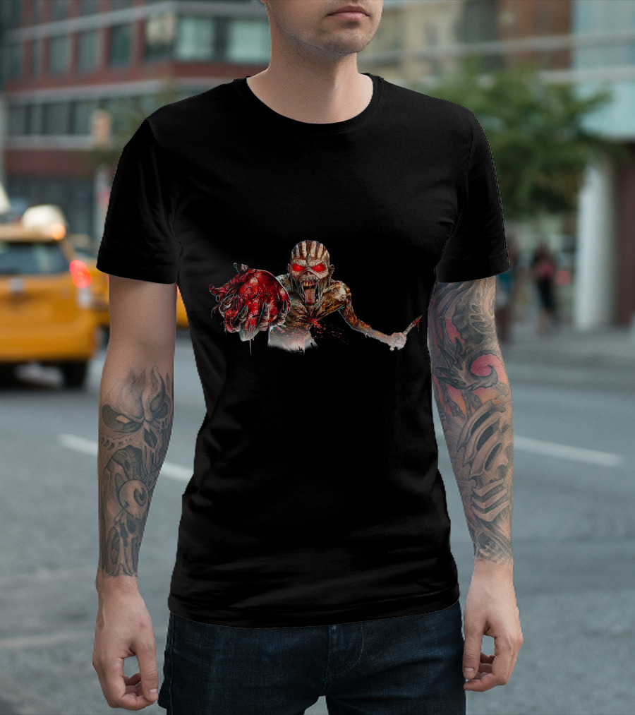 Ir 36 Eddie The Head Zombie T-Shirt