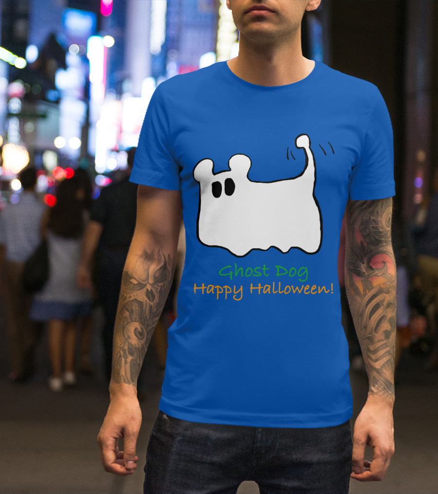 Ghost Dog Happy Halloween T-Shirt