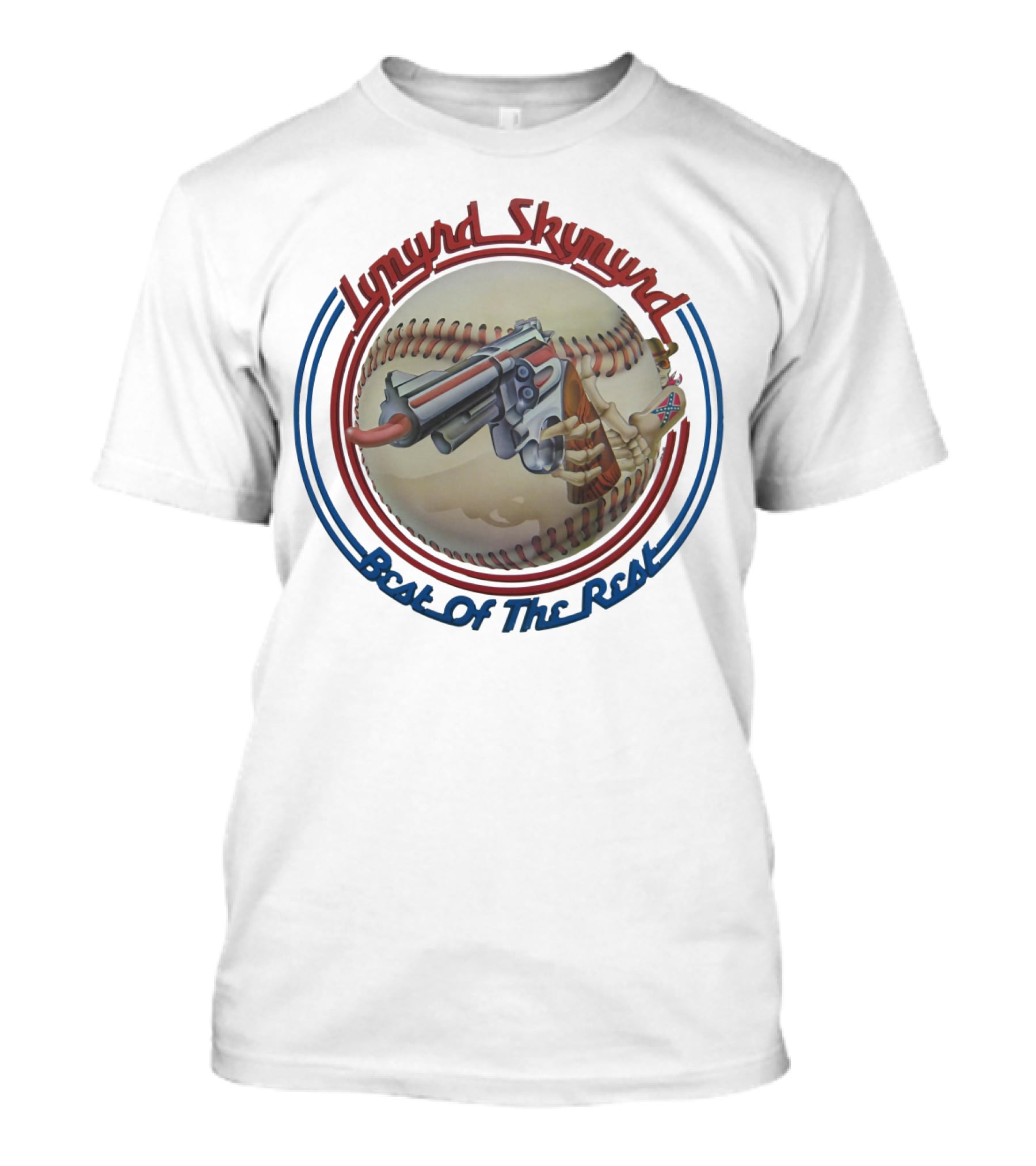 Lynyrd Skynyrd Best Of The Rest Baseball Gun T-Shirt