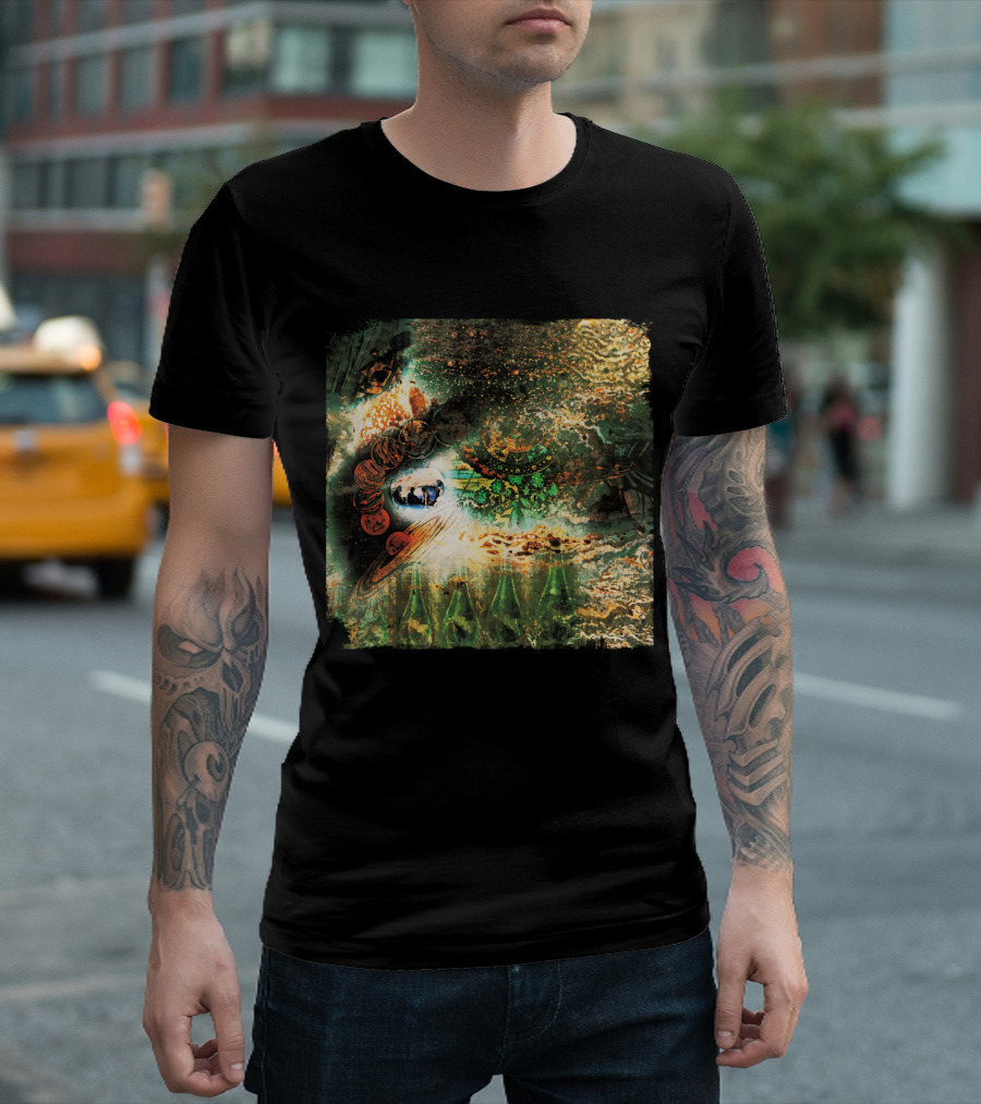 Pf A Saucerful Of Secrets Psychedelic Space T-Shirt