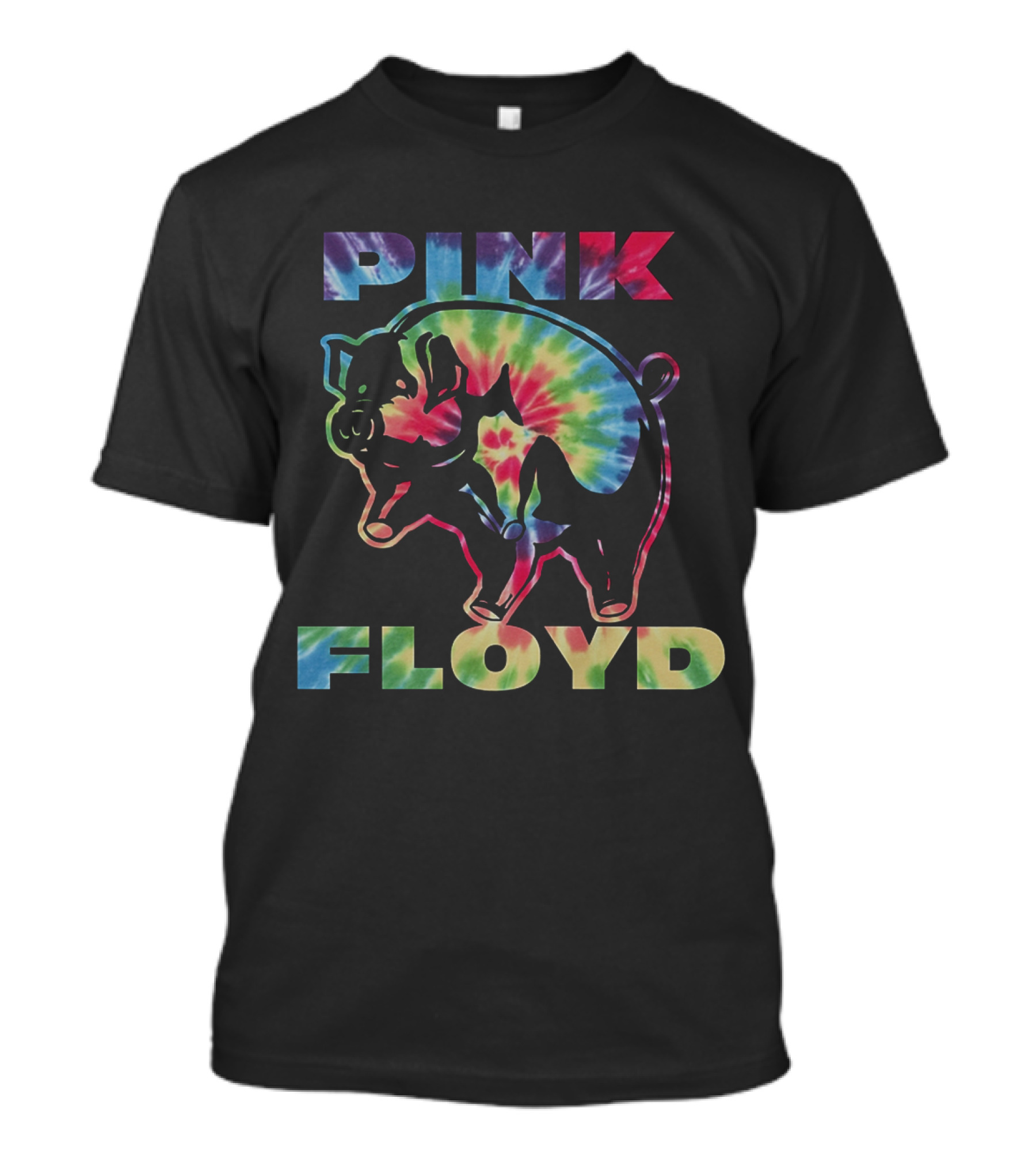 Pink Floyd Tie-Dye Pig T-Shirt