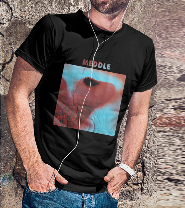 Pink Floyd - Meddle Album Cover Art Vintage Style T-Shirt