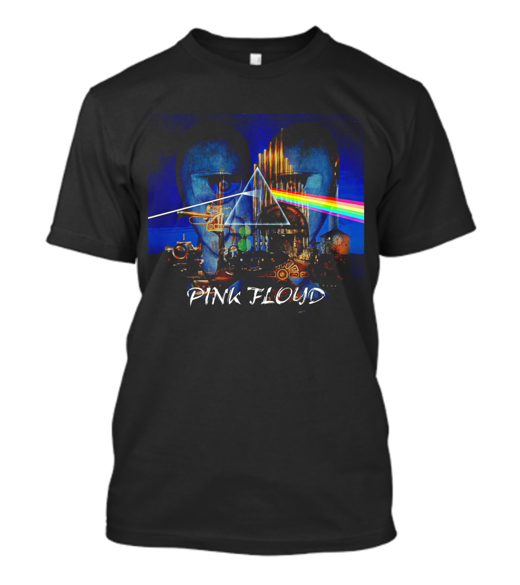 Pink Floyd Dark Side Of The Moon Division Bell Mashup T-Shirt