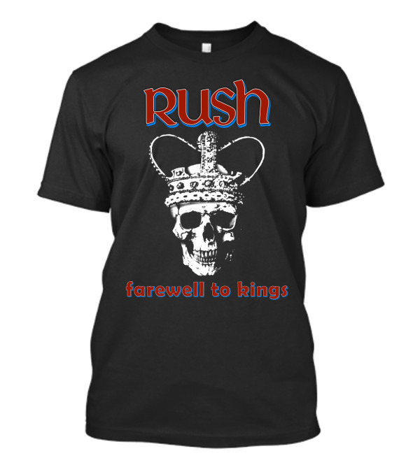 Rush Farewell To Kings Skull With Crown T-Shirt