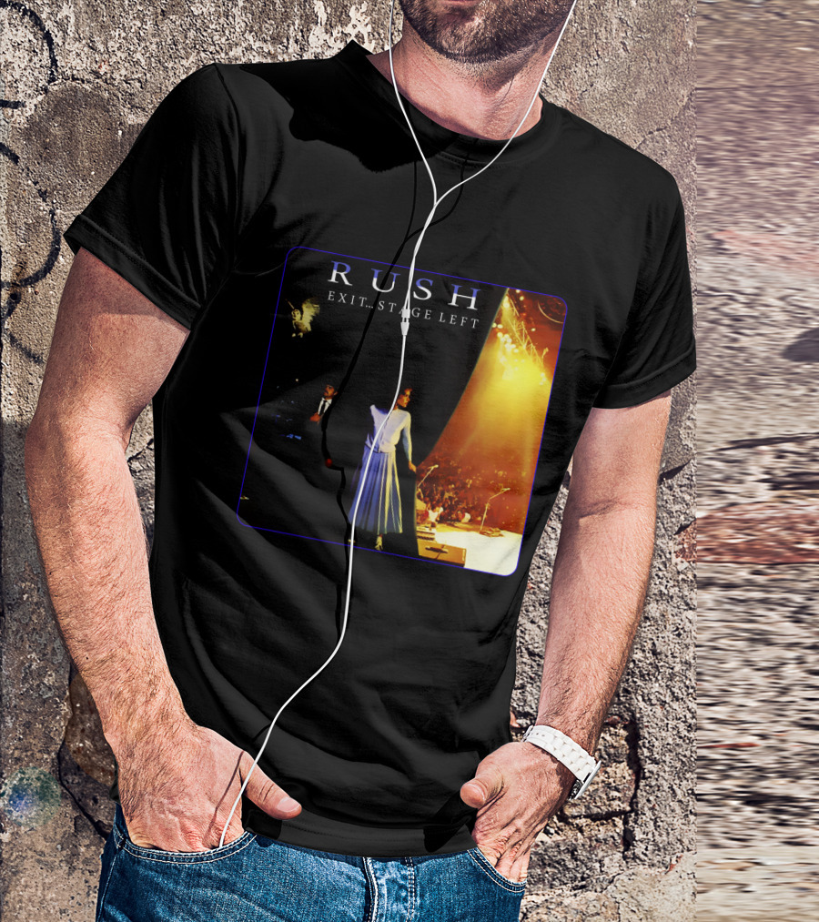 Rush Exit Stage Left Live Performance Album Cover T-Shirt