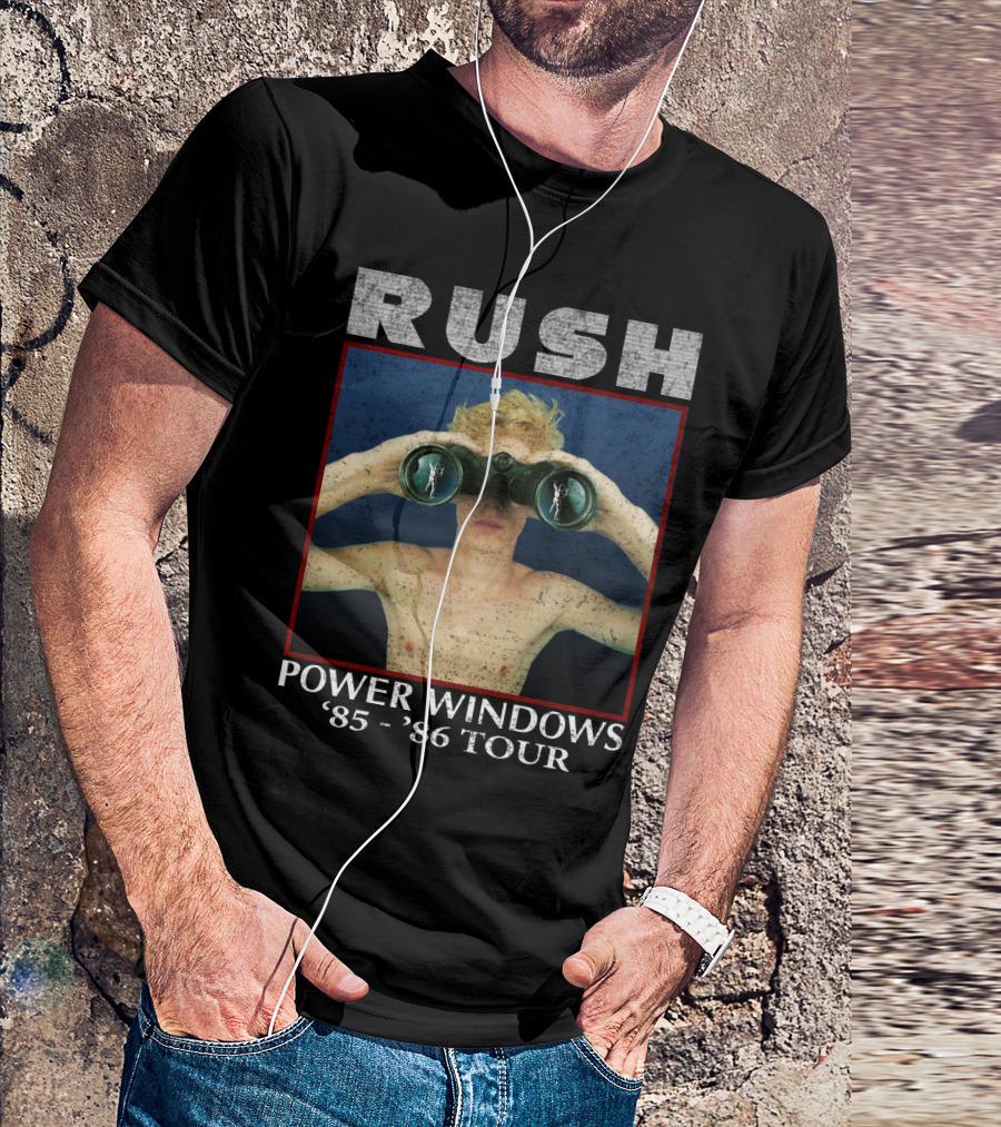 Rush Power Windows '85-'86 Tour Binocular T-Shirt