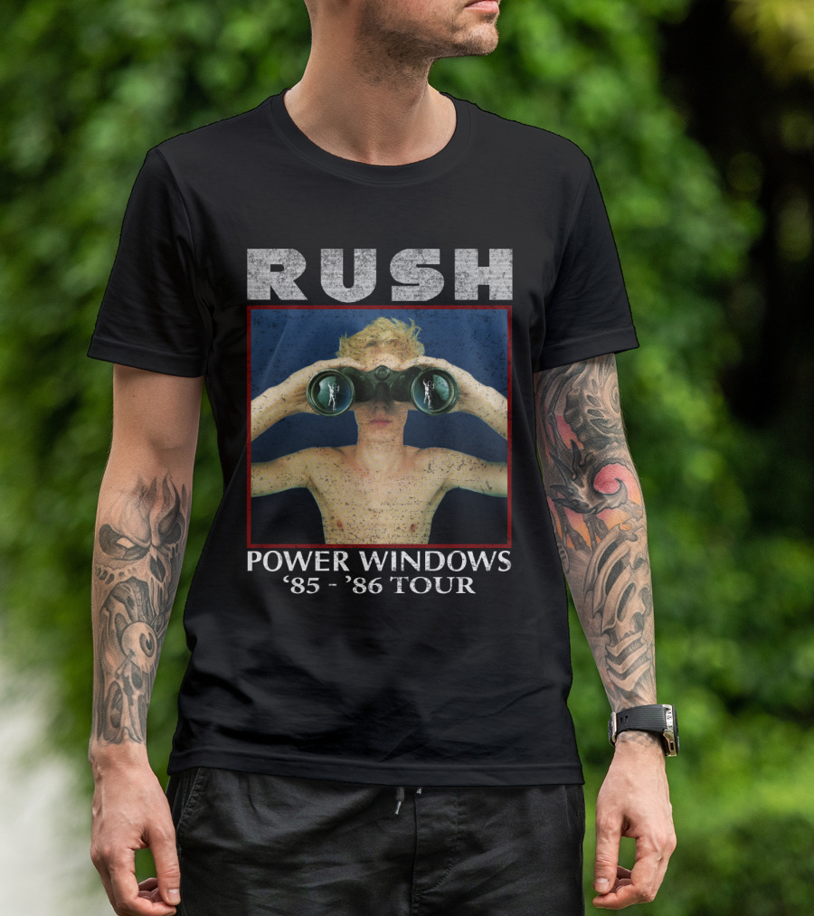 Rush Power Windows '85-'86 Tour Binocular T-Shirt