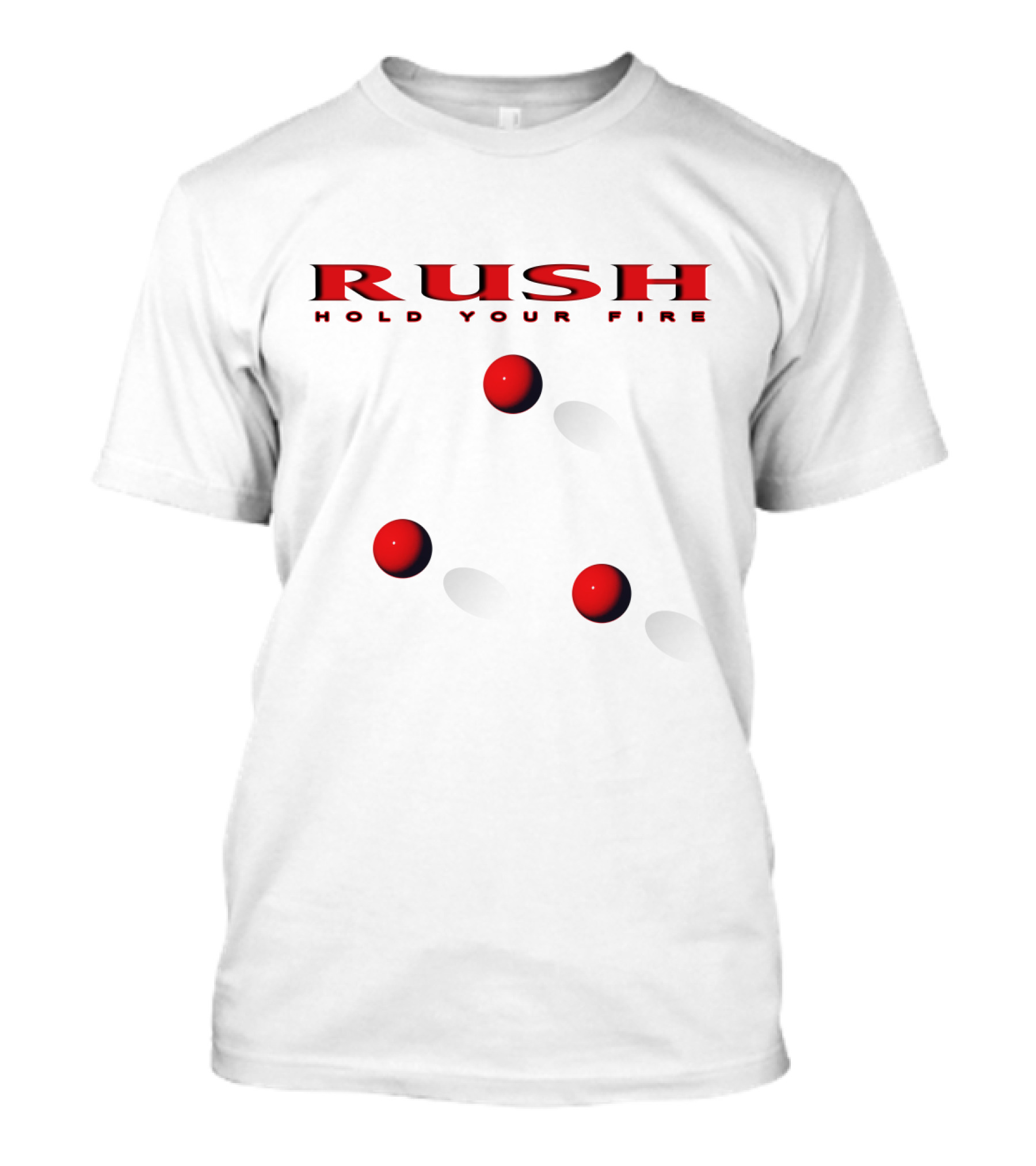 Rush Hold Your Fire Red Spheres T-Shirt