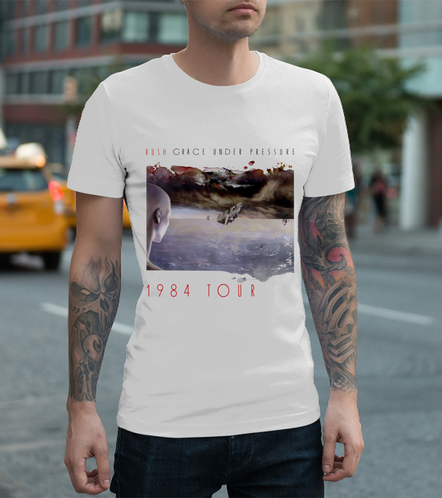 Rush Grace Under Pressure 1984 Tour Live T-Shirt