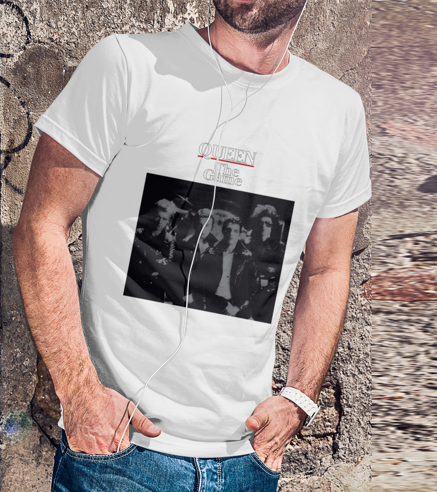 Queen The Game Band Photo Vintage Album Cover T-Shirt