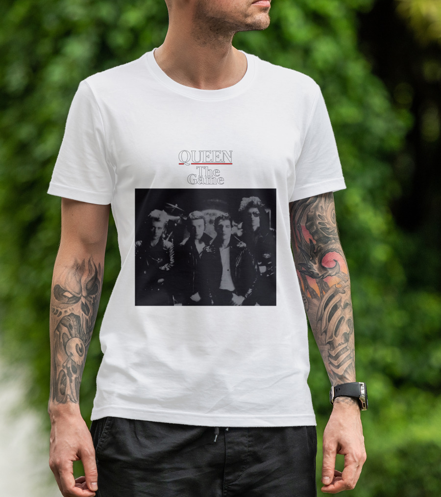 Queen The Game Band Photo Vintage Album Cover T-Shirt