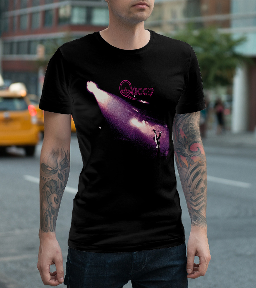 Queen Band Concert Stage Spotlight Freddy Mercury Iconic Performance T-Shirt