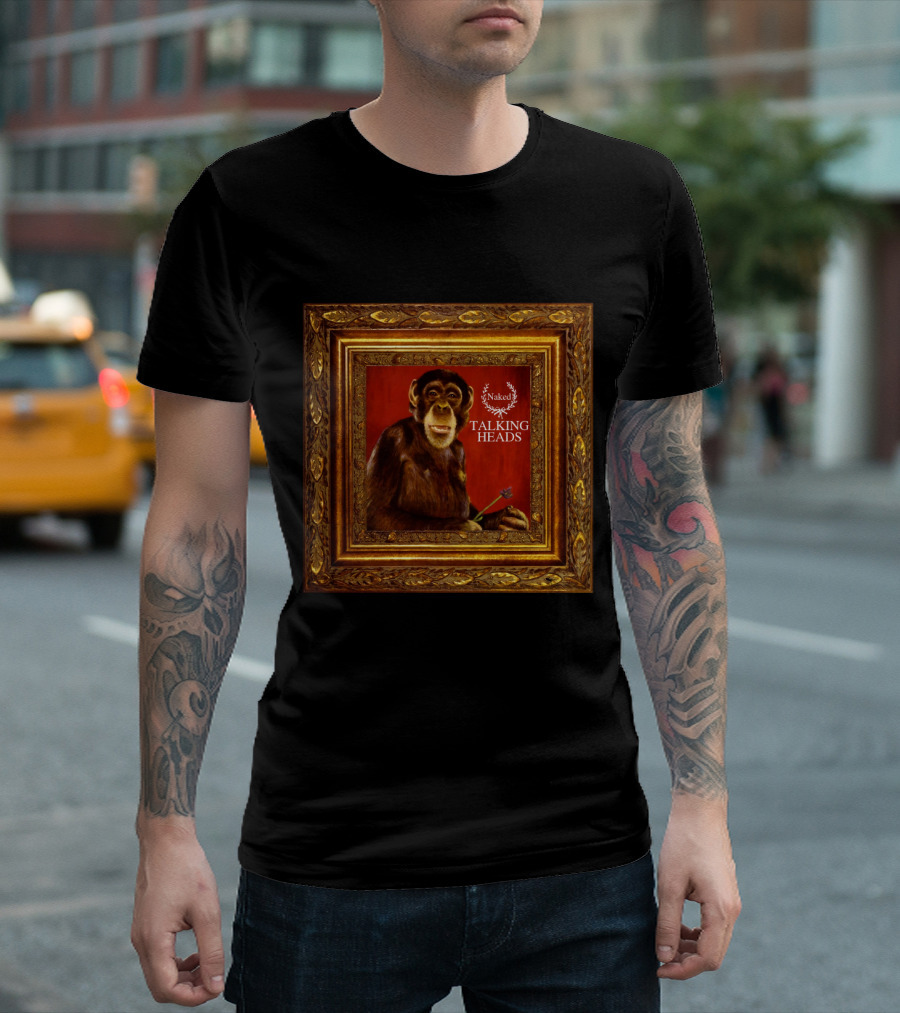 Talking Heads Naked Primate Portrait Album Cover Art T-Shirt