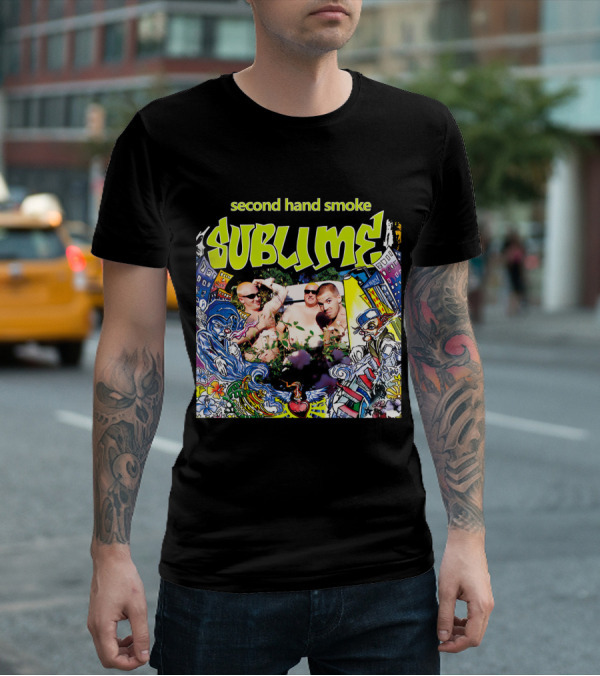 Sublime Second Hand Smoke Album Cover Art T-Shirt