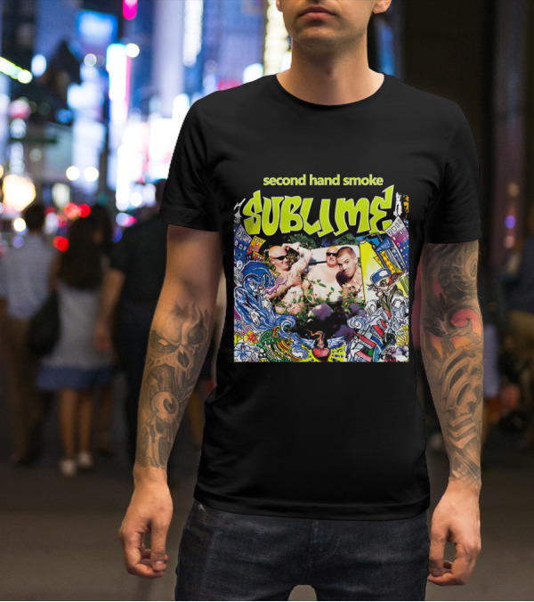Sublime Second Hand Smoke Album Cover Art T-Shirt