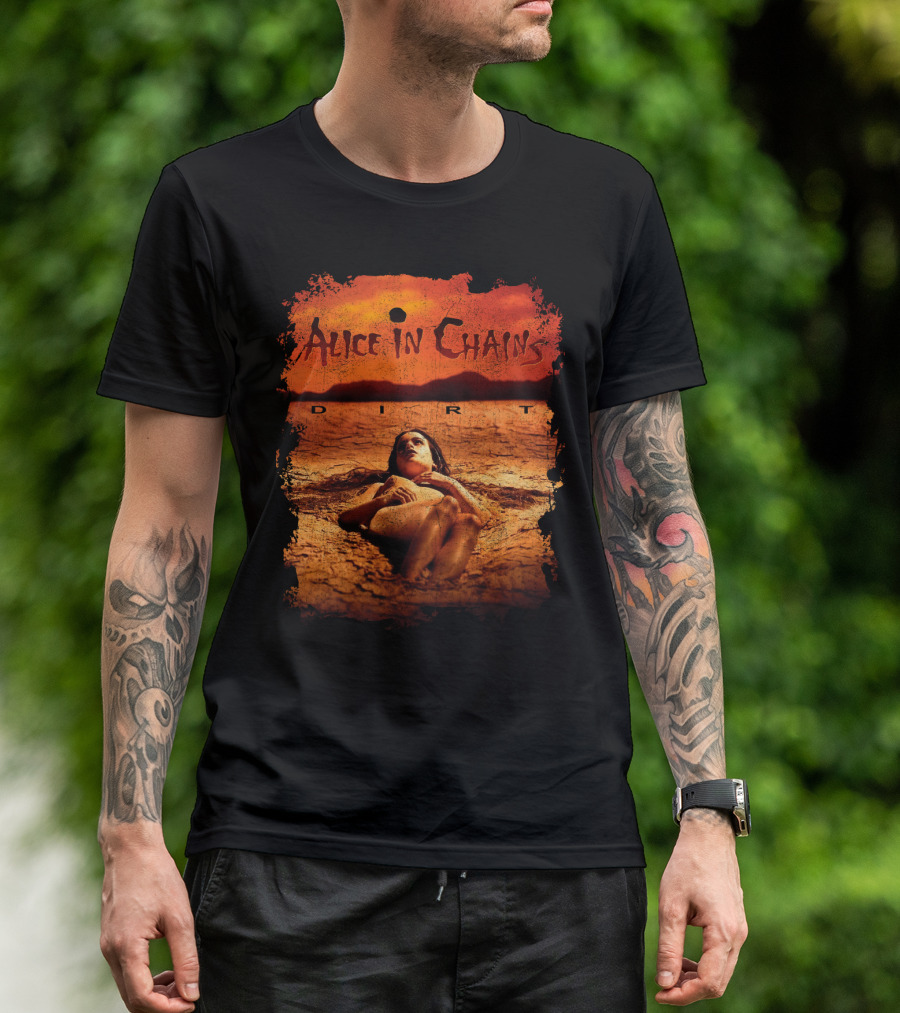 Alice In Chains Dirt Album Cover Art T-Shirt