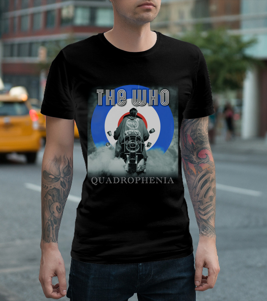 The Who Quadrophenia Mod Target Scooter T-Shirt