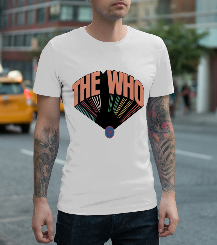 The Who 7 Fan-Shaped Retro T-Shirt