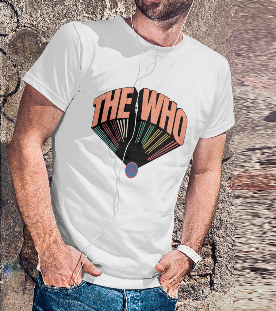 The Who 7 Fan-Shaped Retro T-Shirt
