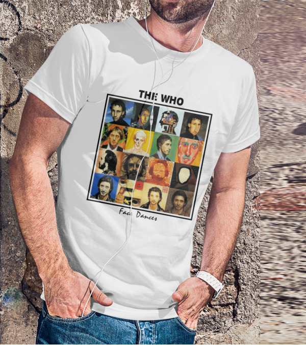 The Who Face Dancers Album Cover T-Shirt