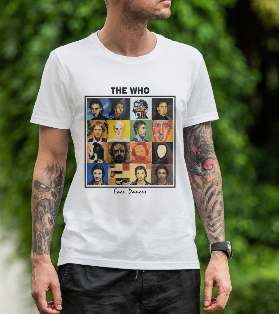 The Who Face Dancers Album Cover T-Shirt
