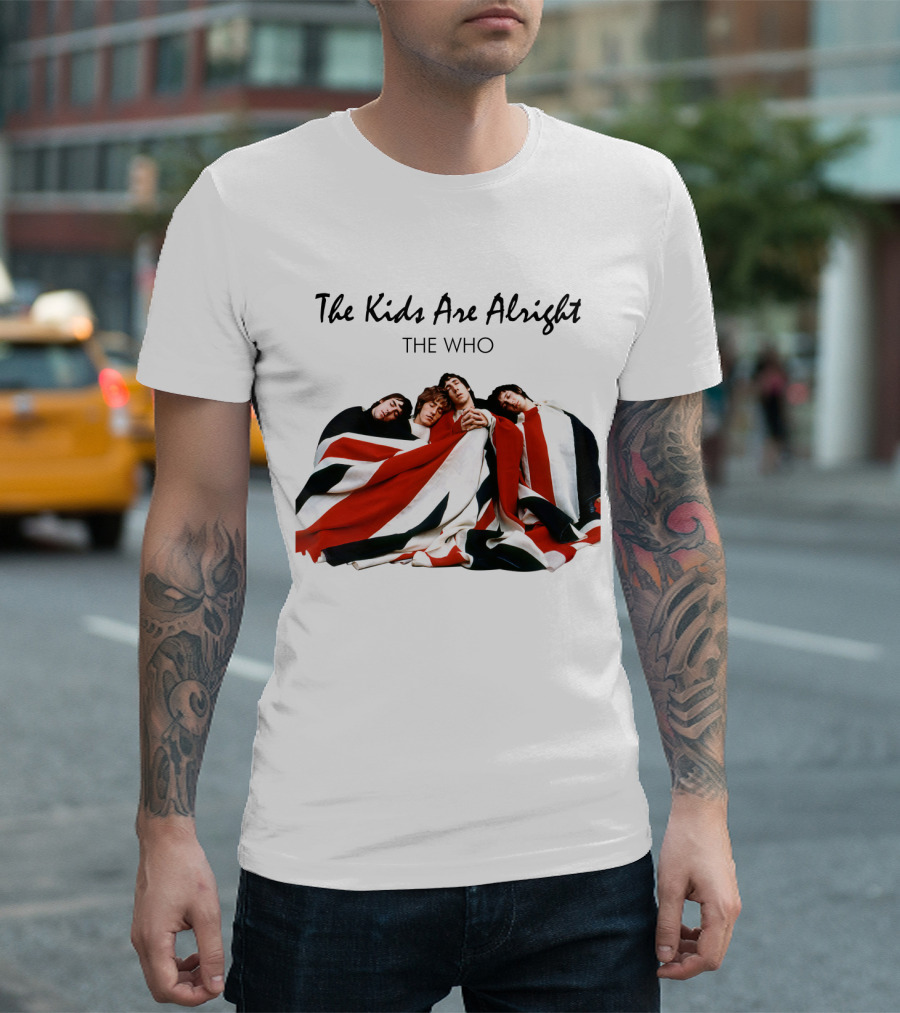The Kids Are Alright The Who Union Jack Blanket T-Shirt
