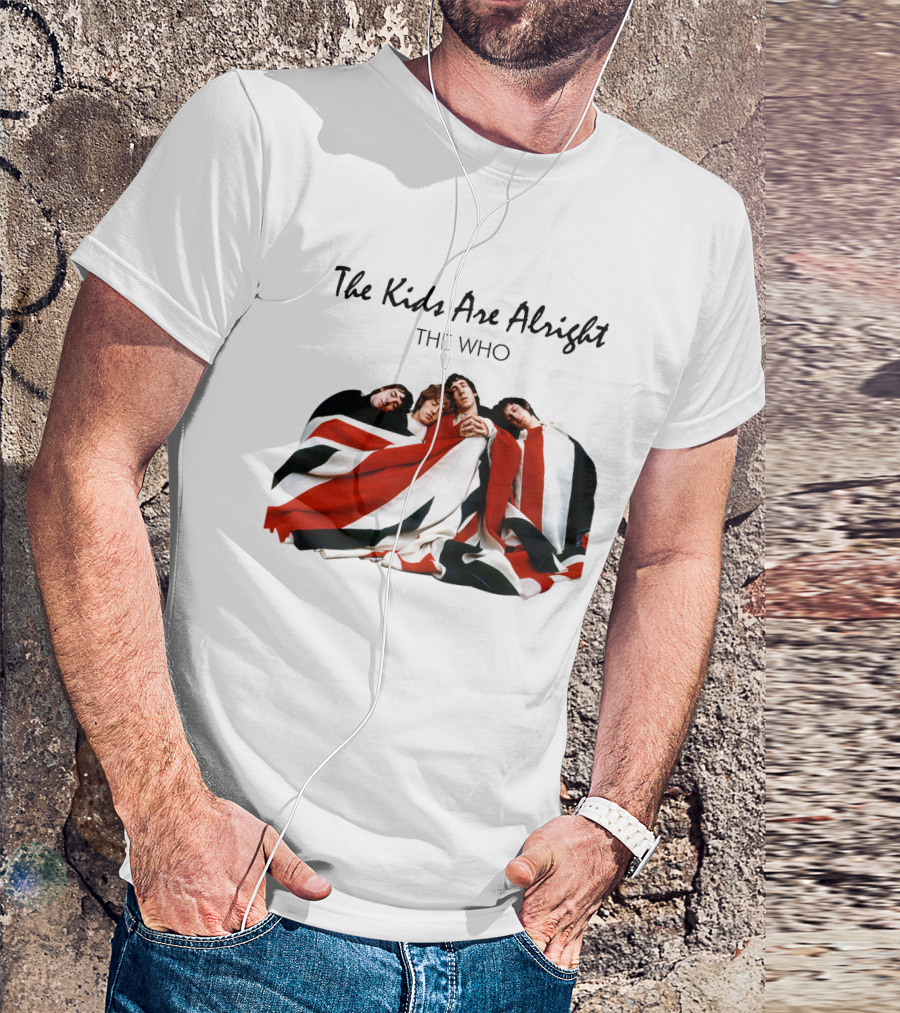 The Kids Are Alright The Who Union Jack Blanket T-Shirt