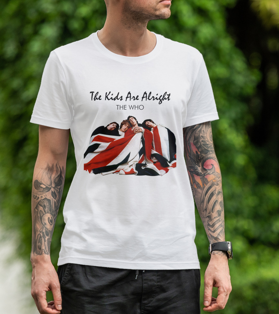 The Kids Are Alright The Who Union Jack Blanket T-Shirt