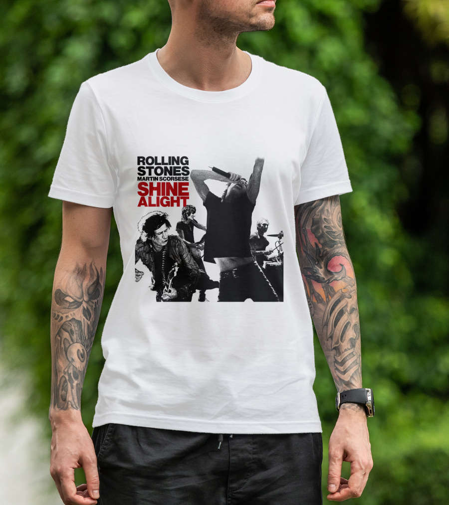 Rolling Stones Martin Scorsese Shine A Light T-Shirt