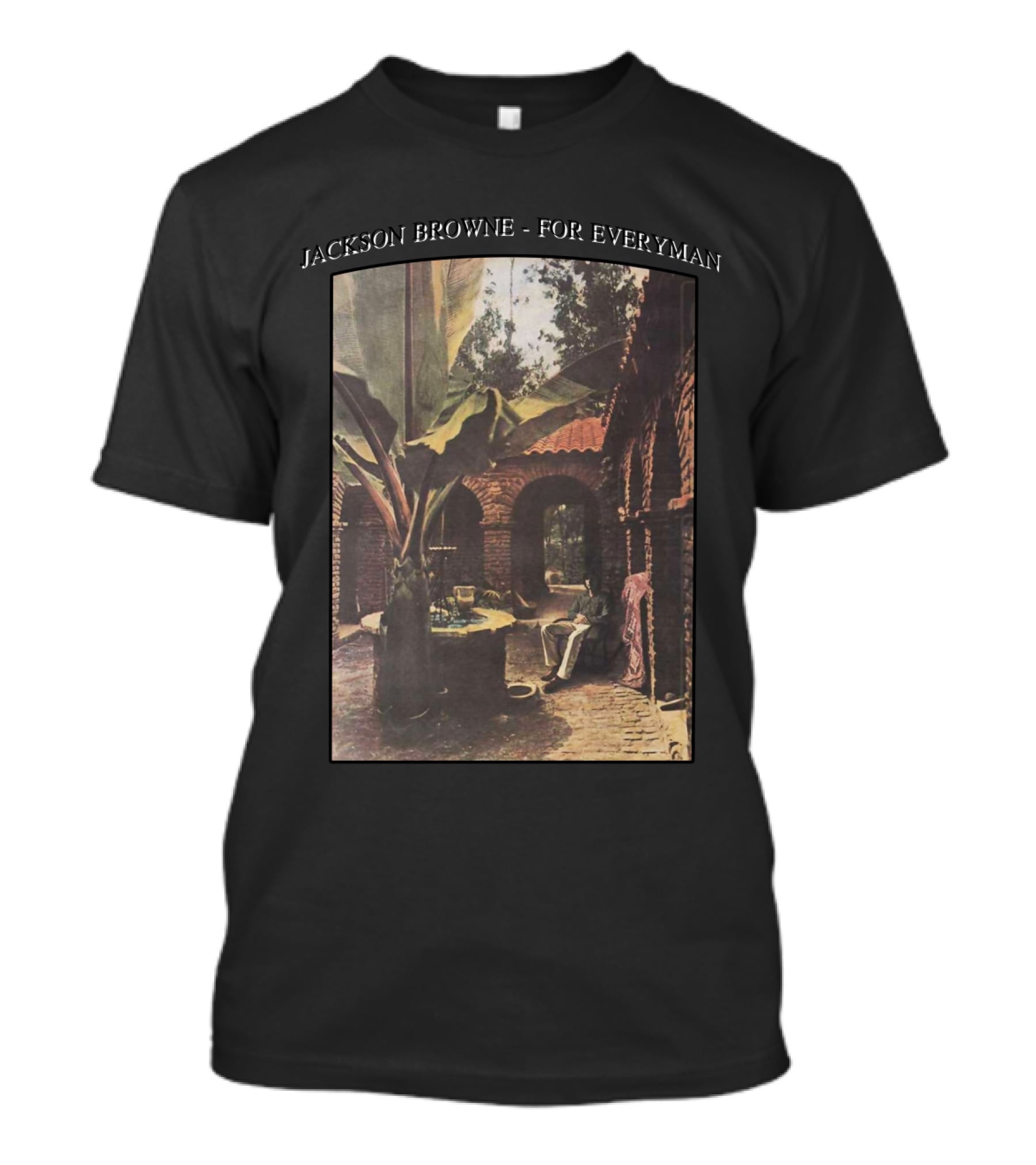 Jackson Browne For Everyman Courtyard Scene T-Shirt