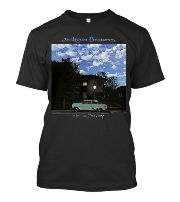 Jackson Browne Late For The Sky Vintage Car Night Scene T-Shirt
