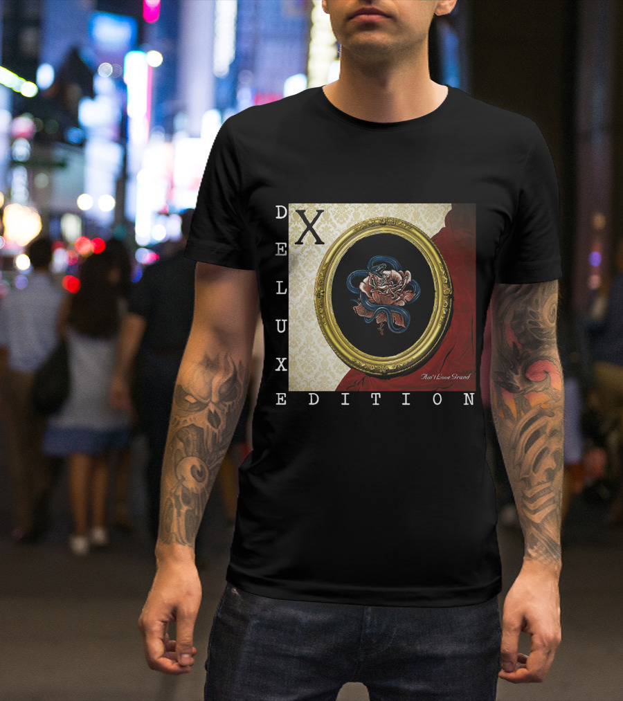 X Deluxe Edition Ain't Love Grand Rose Snake Frame T-Shirt