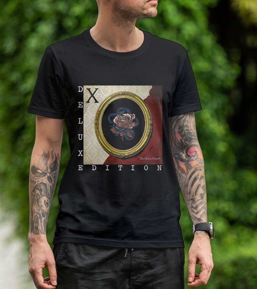 X Deluxe Edition Ain't Love Grand Rose Snake Frame T-Shirt