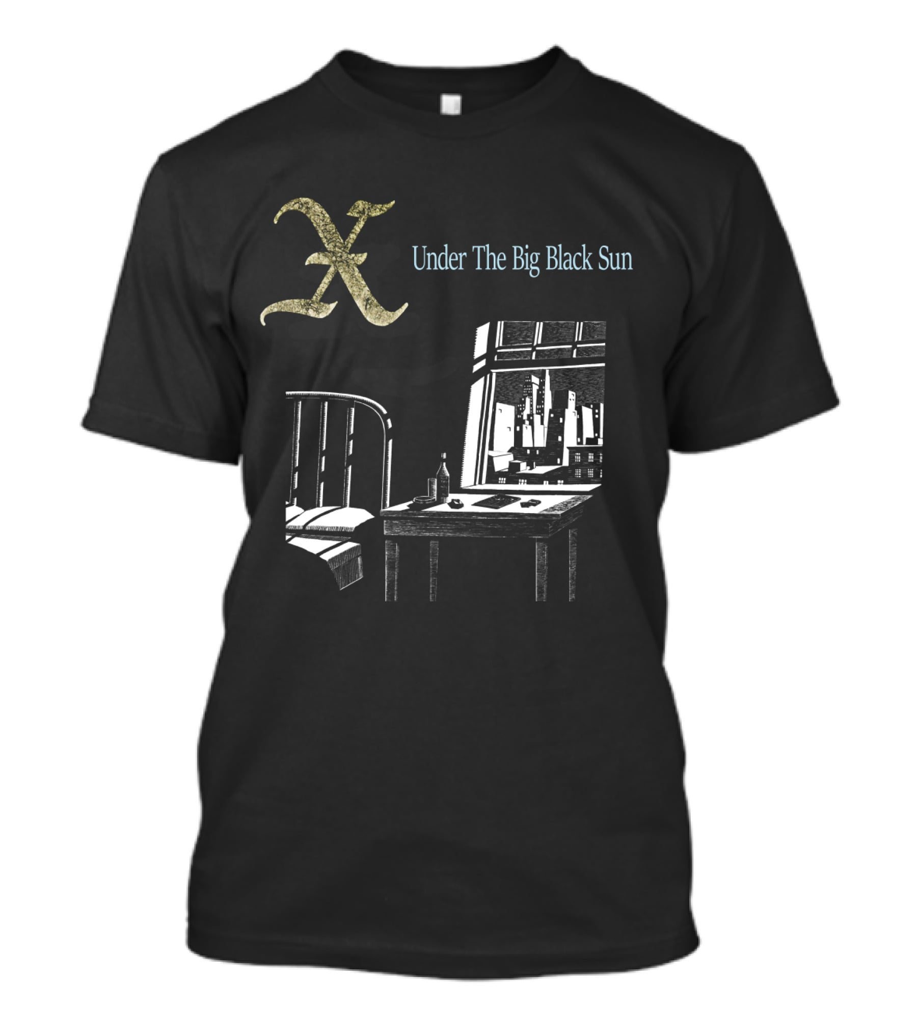 X Under The Big Black Sun Bedroom Scene T-Shirt